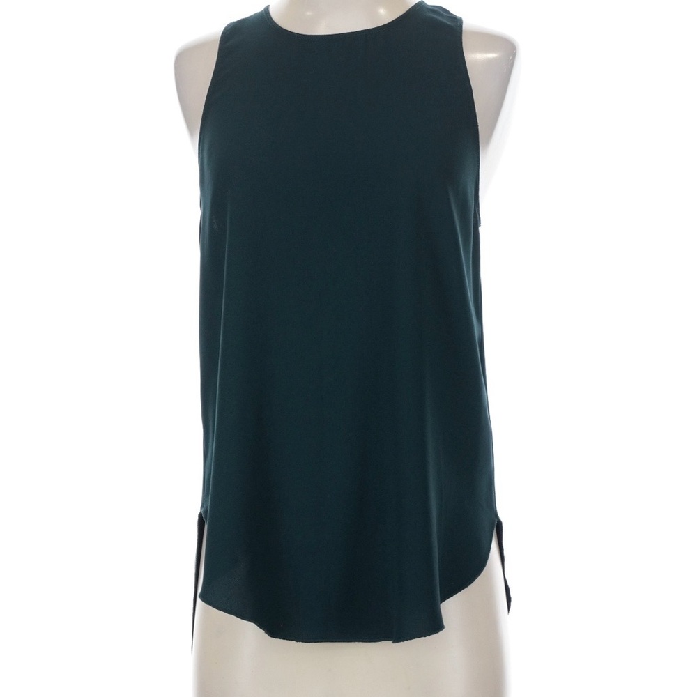 Wilfred Sleeveless Dark Teal Women's Blouse - size S